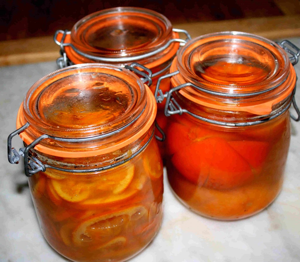 Preserved oranges